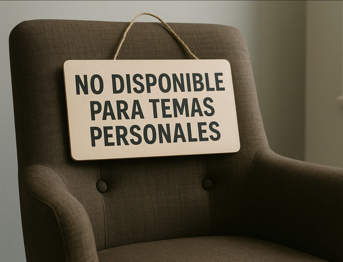 No disponible para temas personales